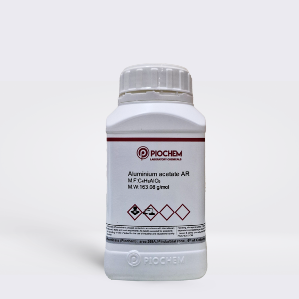 Aluminium acetate AR, 500 gm Piochem store